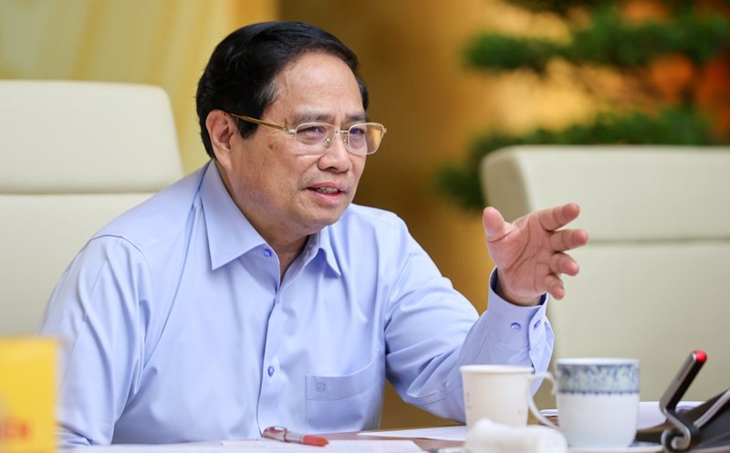Prime Minister Pham Minh Chinh emphasized the goal of not letting people have housing or live in temporary or dilapidated houses. Photo: Nhat Bac