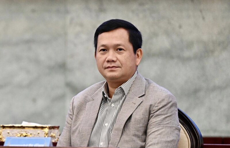 El primer ministro camboyano Hun Manet. Foto: Xinhua