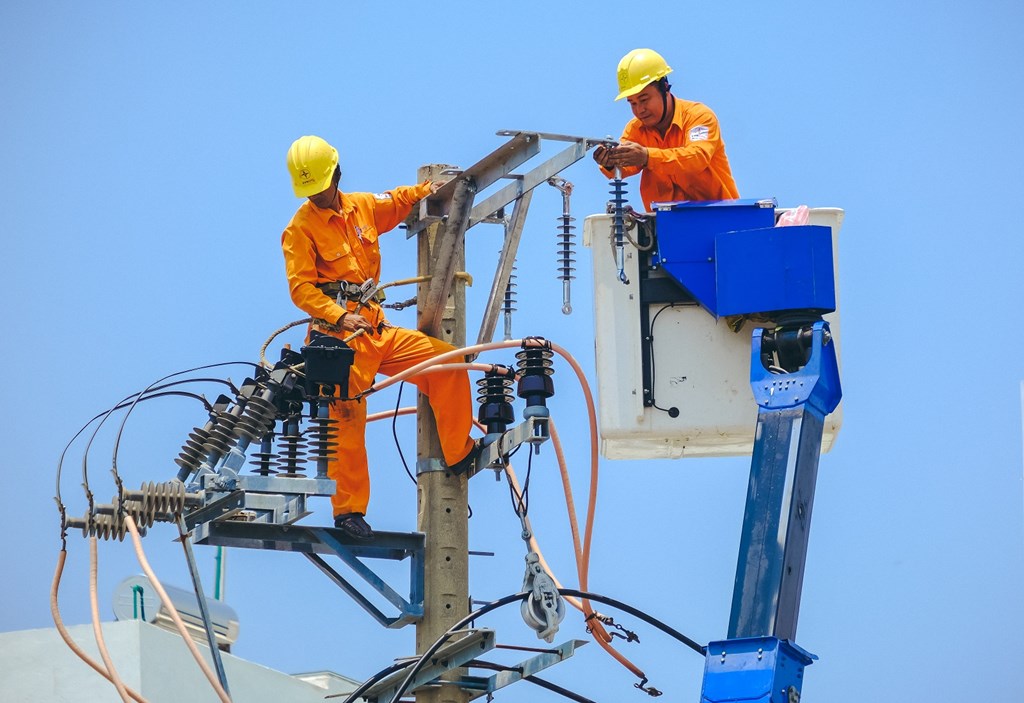 Muchos lugares en Da Nang cortaran electricidad el 23 de junio del 23 de junio. Foto: Evn da Nang