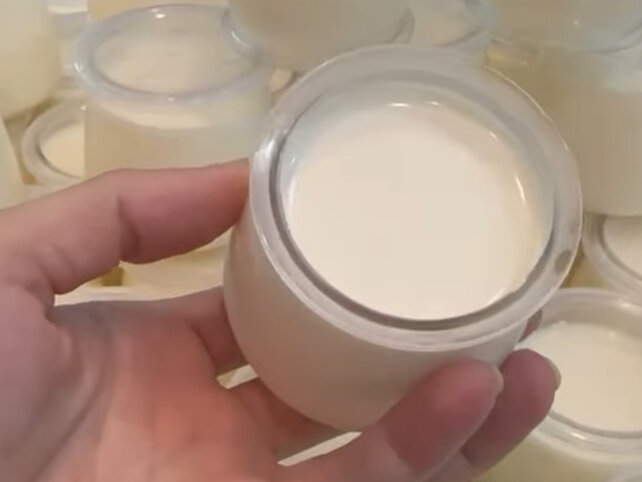 A breakfast with unsweetened yogurt will help reduce blood fat. Photo: Kieu Vu