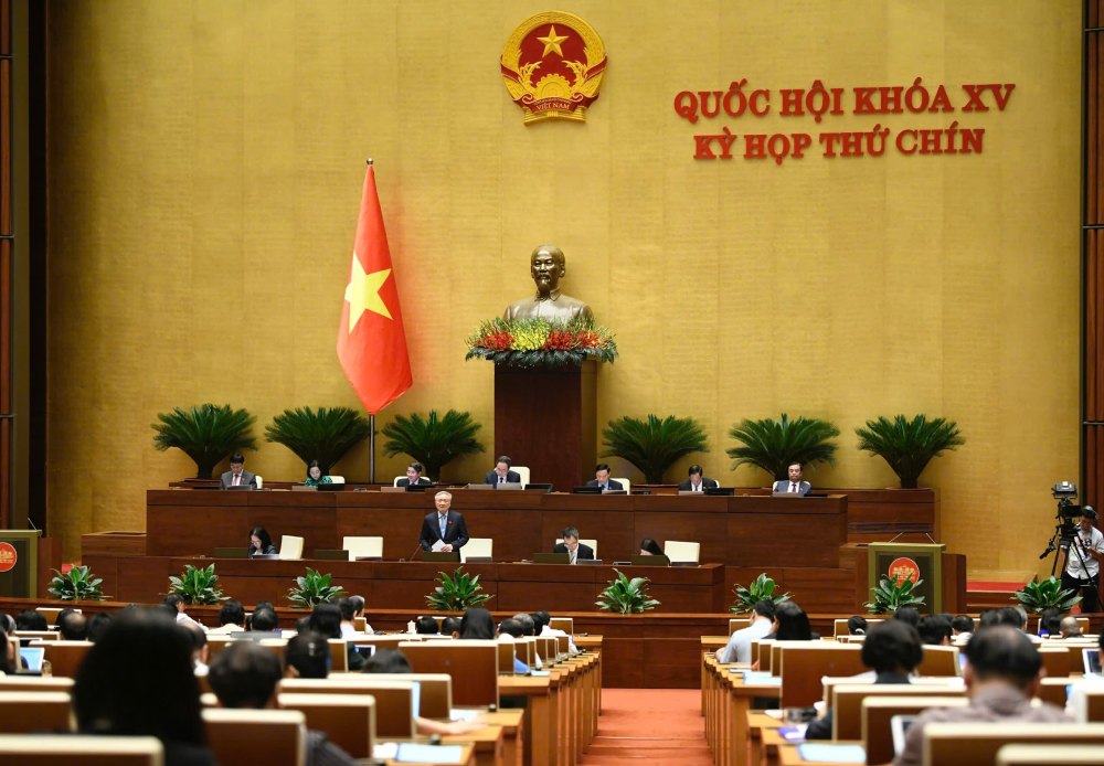 The 9th session, the 15th National Assembly. Photo: Pham Dong