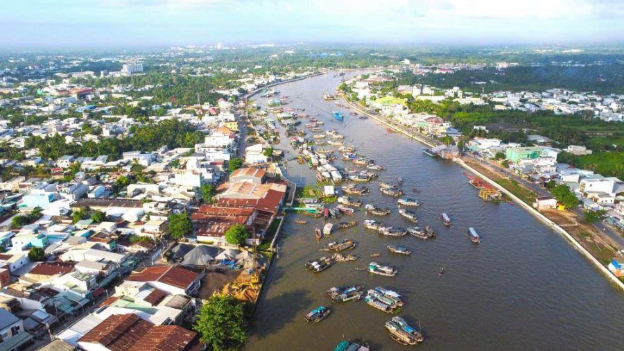 The Mekong Delta has great potential for developing river tourism. Photo: Ta Quang