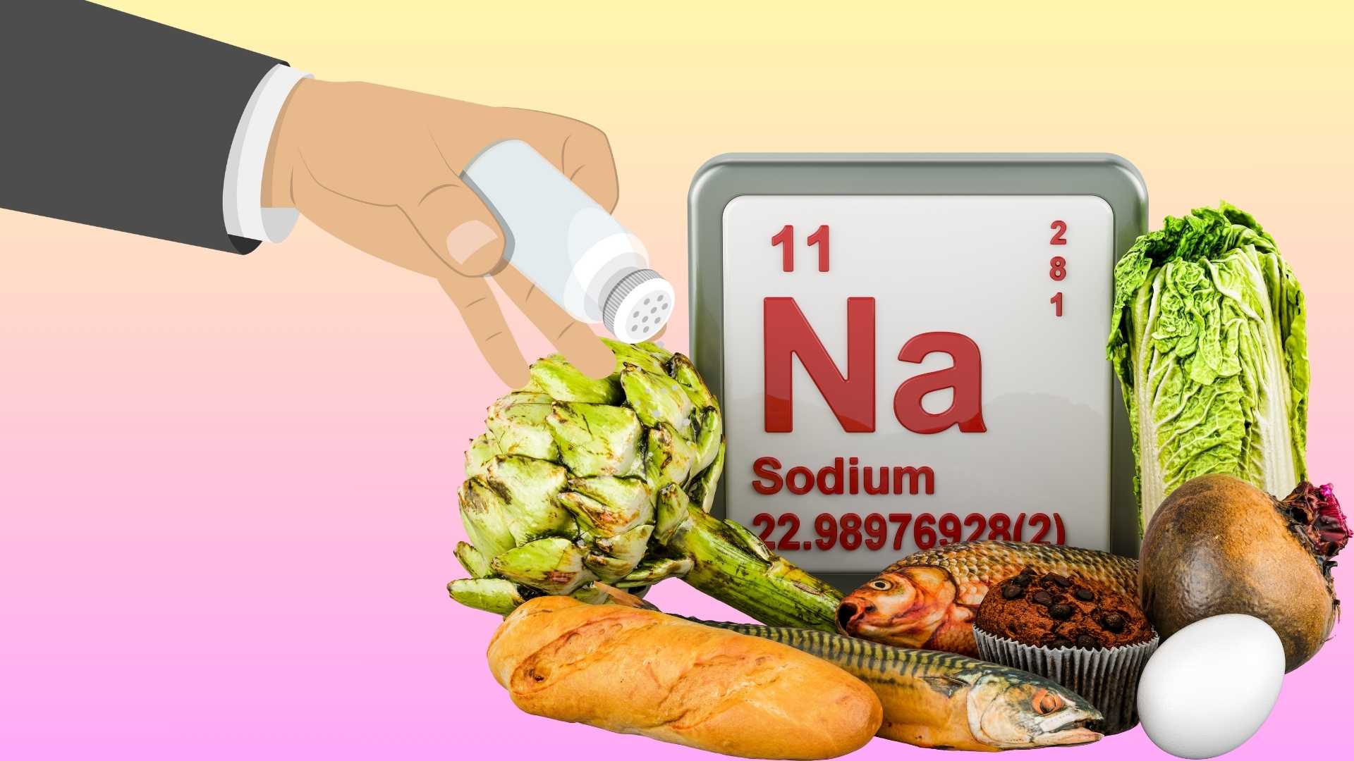A low-sodium diet is good for your health. Graphics: Ha May