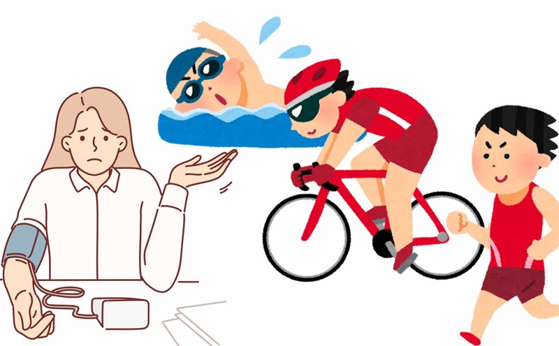 Aerobic exercise can help prevent high blood pressure. Graphics: Ha May