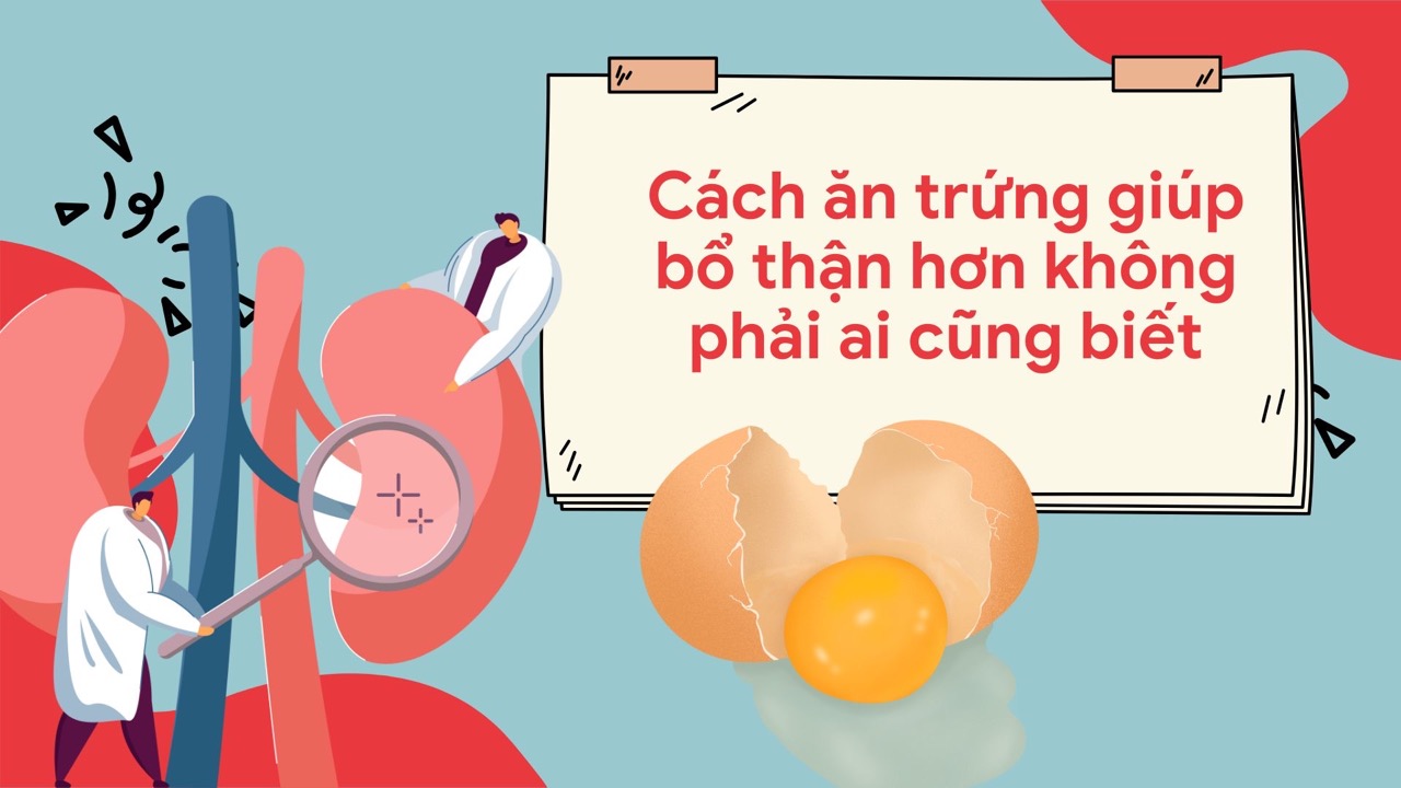 People with kidney disease should eat egg whites. Graphic photo: Nguyen Ly