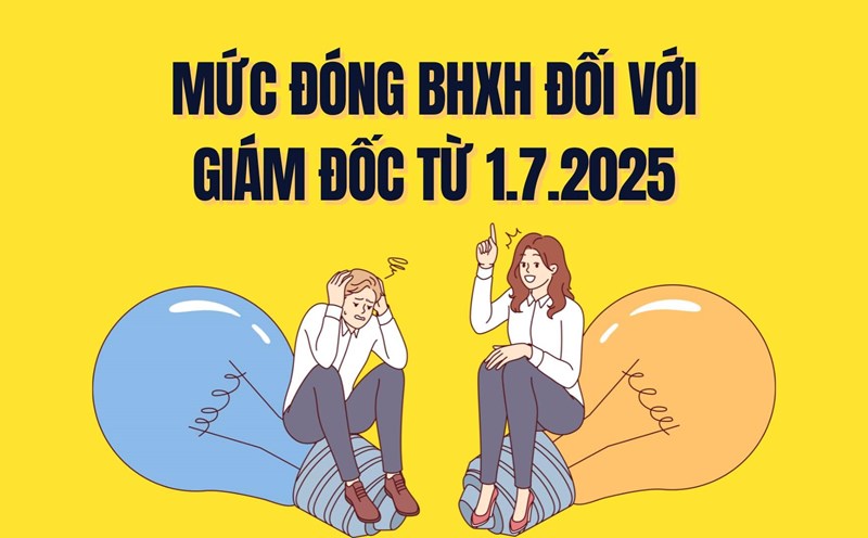 The social insurance contribution rate for directors is from July 1, 2025. Graphics: Tra My