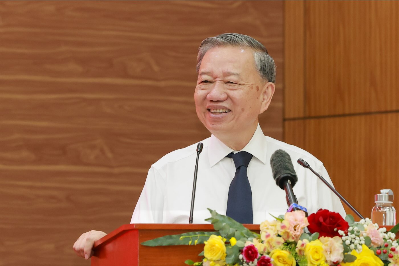 General Secretary To Lam spoke at the meeting. Photo: Hai Nguyen