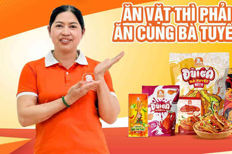 Antes de la disolucion, la compañia comia con la Sra. Tuyet solia vender millones de paquetes de comida chatarra. Foto: Come con la Sra. Tuyet