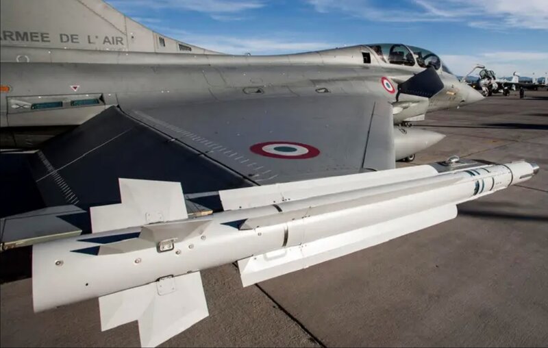The MICA NG missile is designed to innovate the mid-range, close-range and self-defense capabilities of the Rafales Air Force and Space Force and the French Navy Photo: General Department of Arms of France
