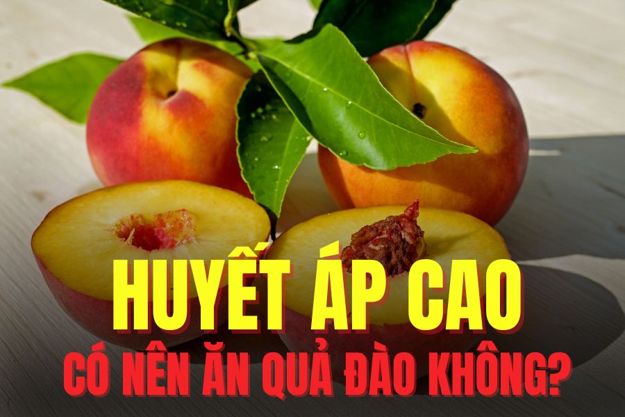 桃は高血圧を効果的に下げるのに役立ちます。グラフィック:Tra My