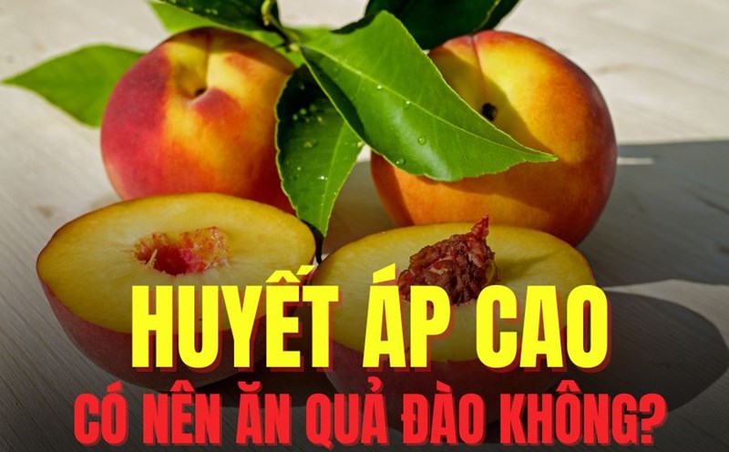 Peach blossoms effectively help lower high blood pressure. Graphics: Tra My