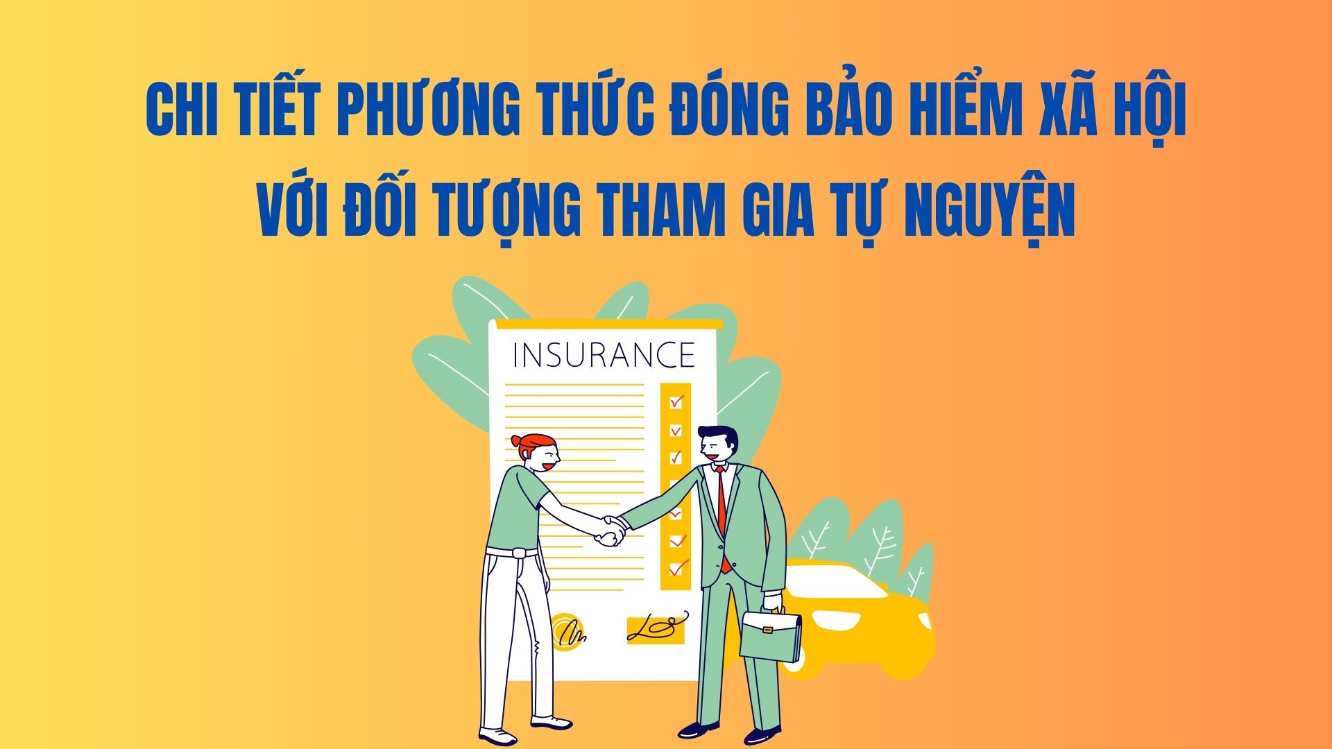 Details on social insurance payment methods for voluntary participants