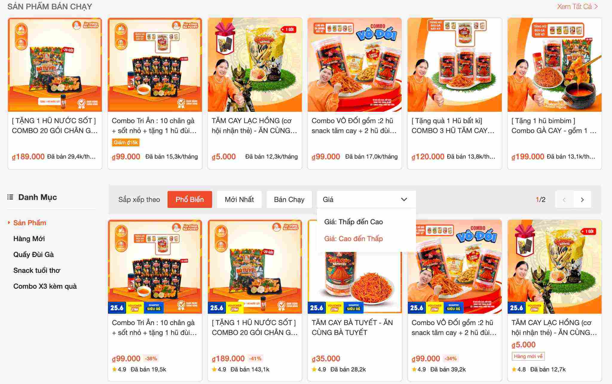 NMT Food afirmo la marca "Comer con la Sra. Tuyet" para trabajar normalmente. Foto: Luc Giang