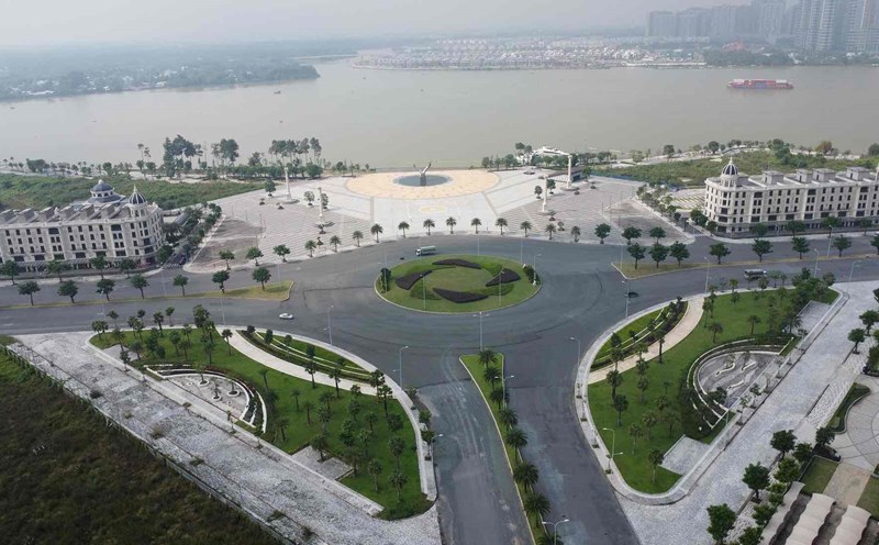 The People's Committee of Bien Hoa City approved local adjustments to the detailed construction plan at a scale of 1/500 of Aquacity Urban Area in Long Hung Commune, Bien Hoa City, Dong Nai Province. Documentary photo: HAC