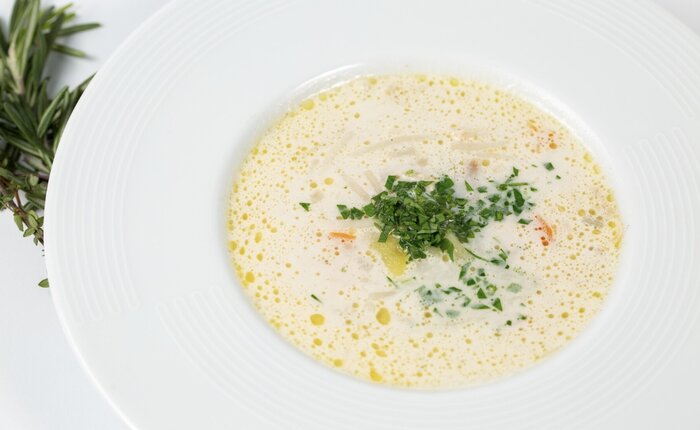 Quinoa soup, a good dish for digestion. Photo: Thuy Duong