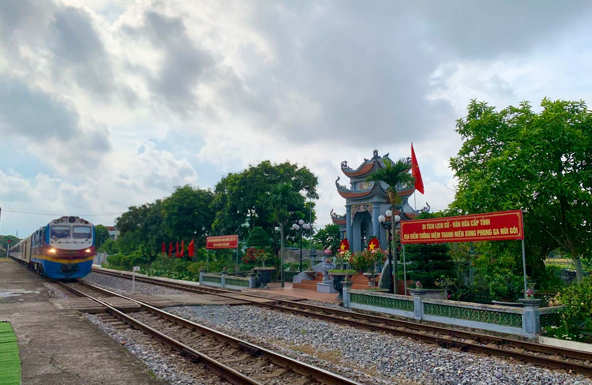 El lugar para jovenes voluntarios de la estacion Nui GA (en la ciudad de Goi, Vu Ban District, provincia de Nam Dinh). Foto: HA VI