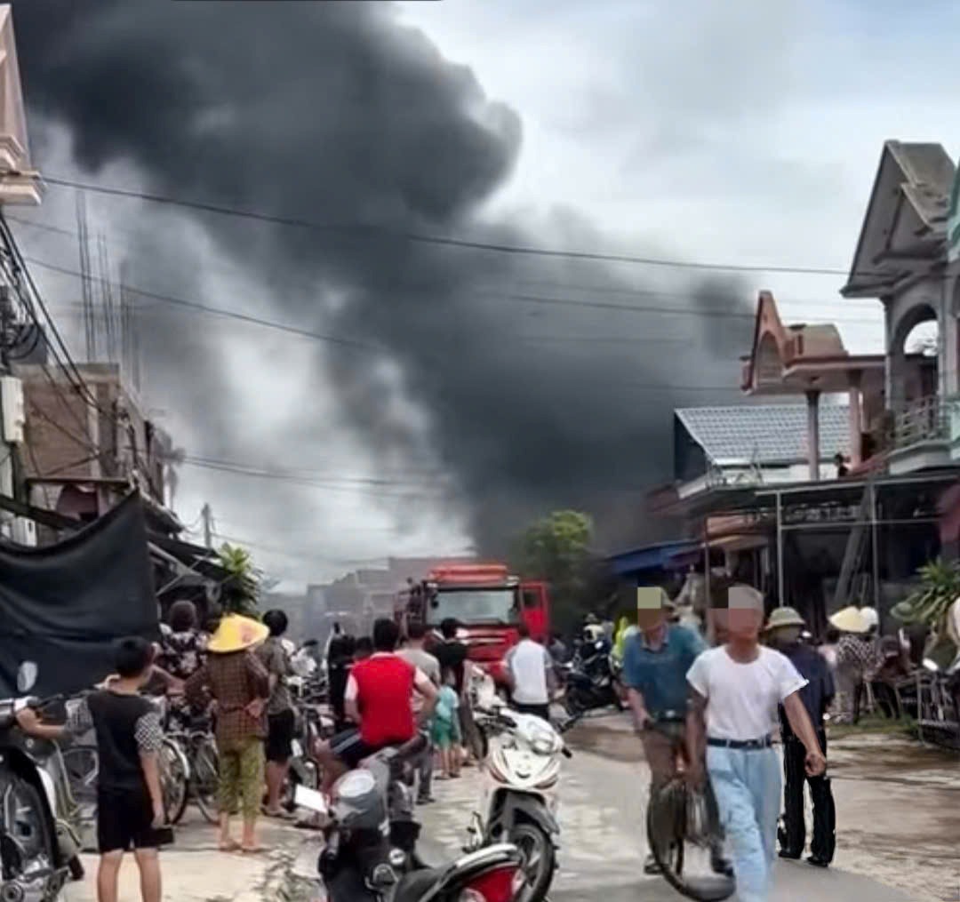 The fire broke out in Tien Thanh, Tien Lang, Hai Phong. Photo: People's court