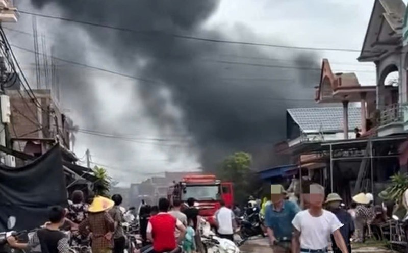 The fire broke out in Tien Thanh, Tien Lang, Hai Phong. Photo: People's court