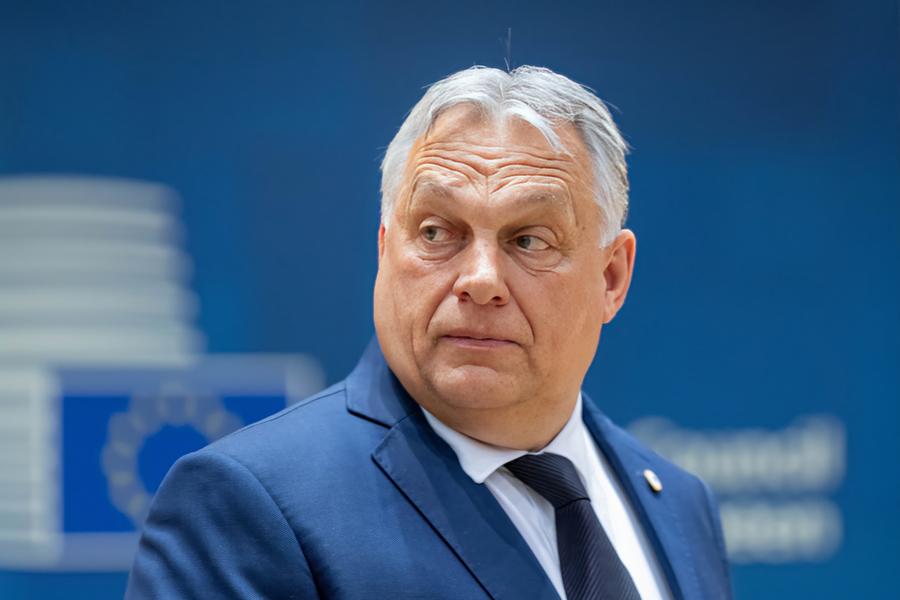 El primer ministro hungaro, Viktor Orban, insto a la Union Europea (UE) a levantar la prohibicion de energia de Rusia. Foto: Xinhua