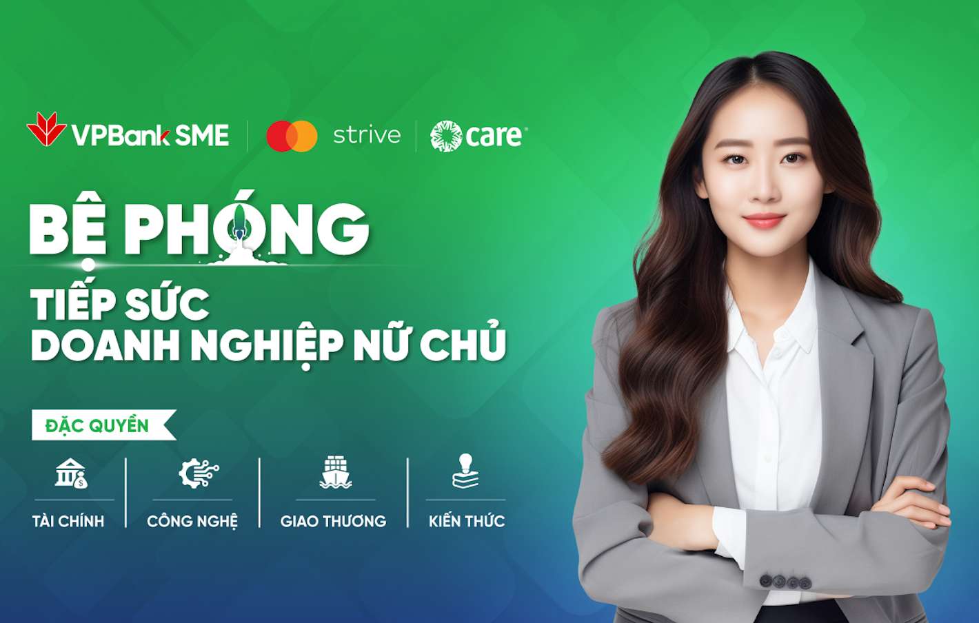VPBankSME đồng hành cùng doanh nghiệp do phụ nữ làm chủ. Ảnh: VPBank