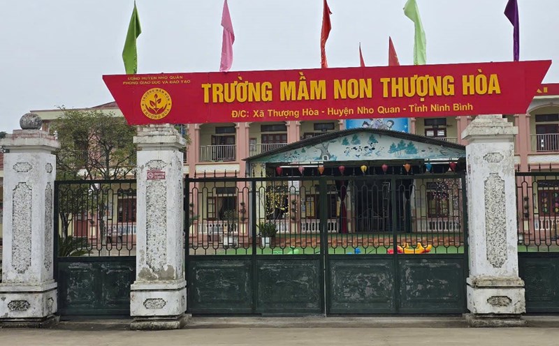 Thuong Hoa Kindergarten (Thuong Hoa commune, Nho Quan district, Ninh Binh). Photo: Nguyen Truong