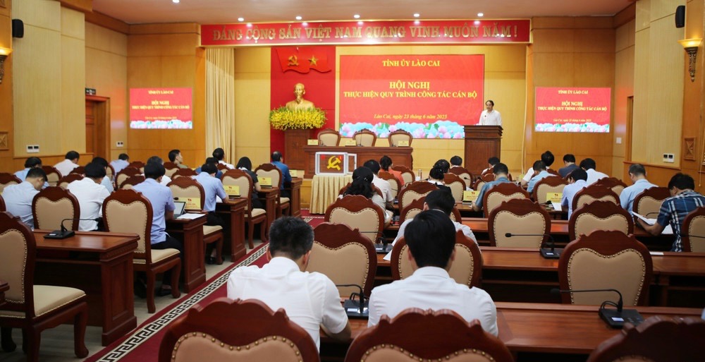 Lao Cai elects to complete the position of deputy secretary of the Provincial Party Committee. Photo: Huu Huynh