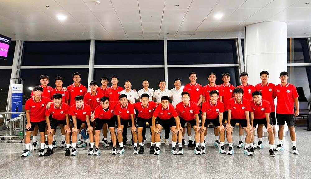 Young players of The Cong Viettel are ready to go to the Republic of Burundi. Photo: TCVT