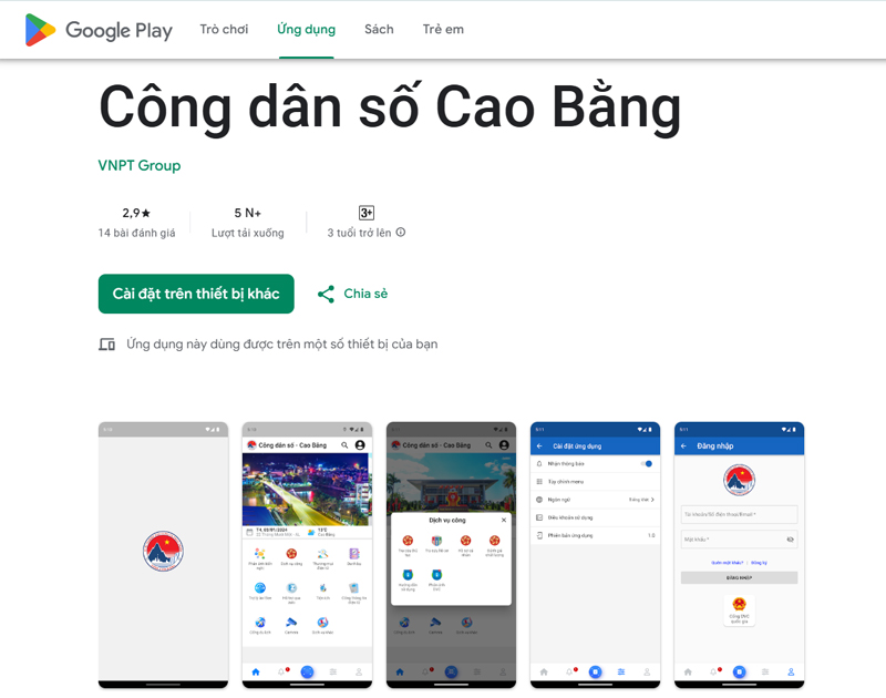 Nen tang Cong dan so Cao Bang chua mang lai ket qua nhu ky vong. Anh: Tan Van
