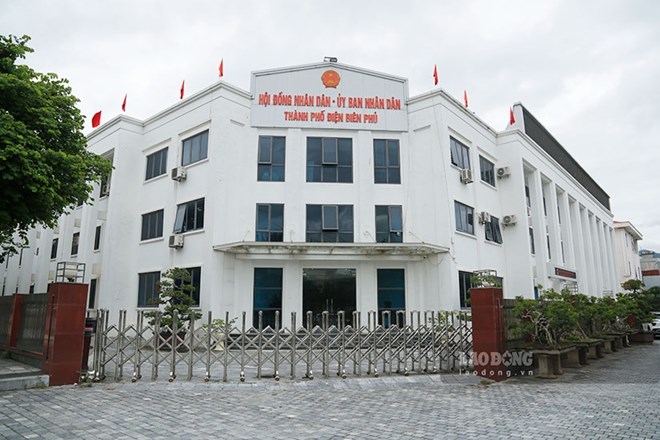 The working headquarters of the new Dien Bien Phu ward will be located at the current headquarters of the City Party Committee, People's Council, and People's Committee of Dien Bien Phu city. Photo: Quang Dat