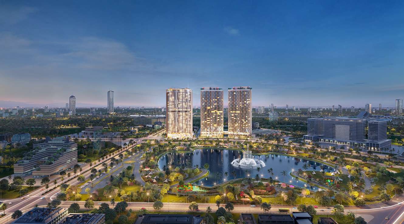 Tam view cong vien 14ha xanh mat tai The Matrix One Premium. Anh: MIK GROUP