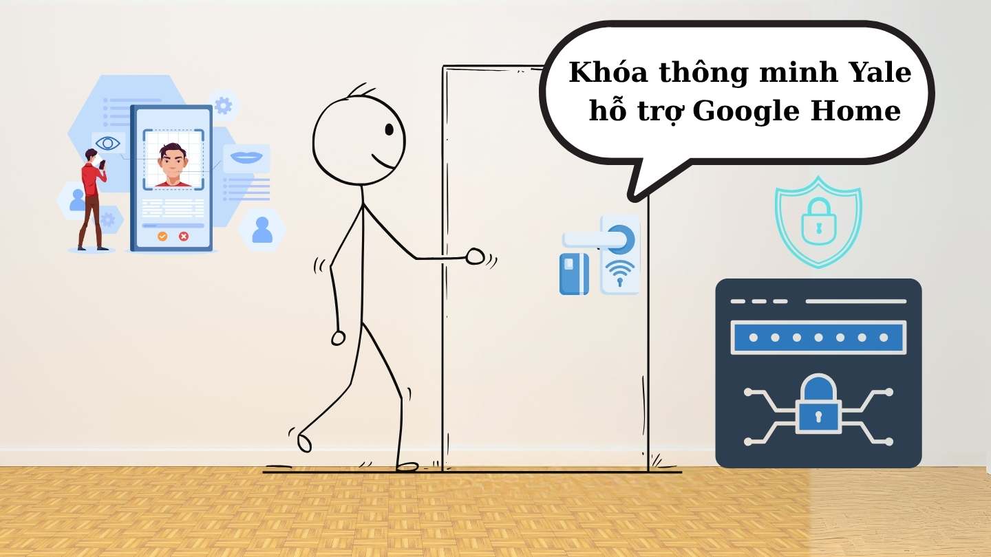 Khoa con ho tro Matter-over-Thread — chuan ket noi cho phep hoat dong da nen tang voi Apple Home, Amazon Alexa, Samsung SmartThings va Home Assistant.