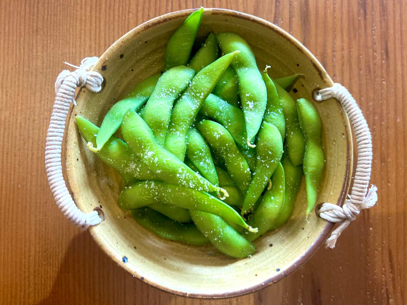 Japanese soybeans are rich in protein, good for brain health. Photo: Thanh Thanh