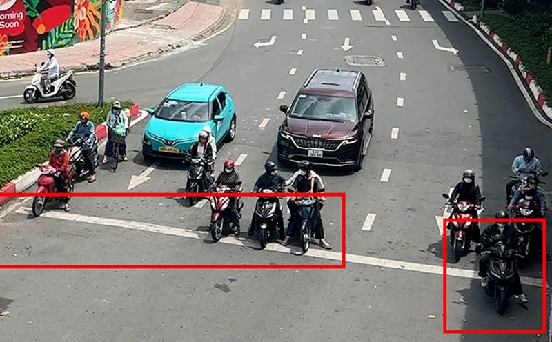 Traffic violations in Ho Chi Minh City.