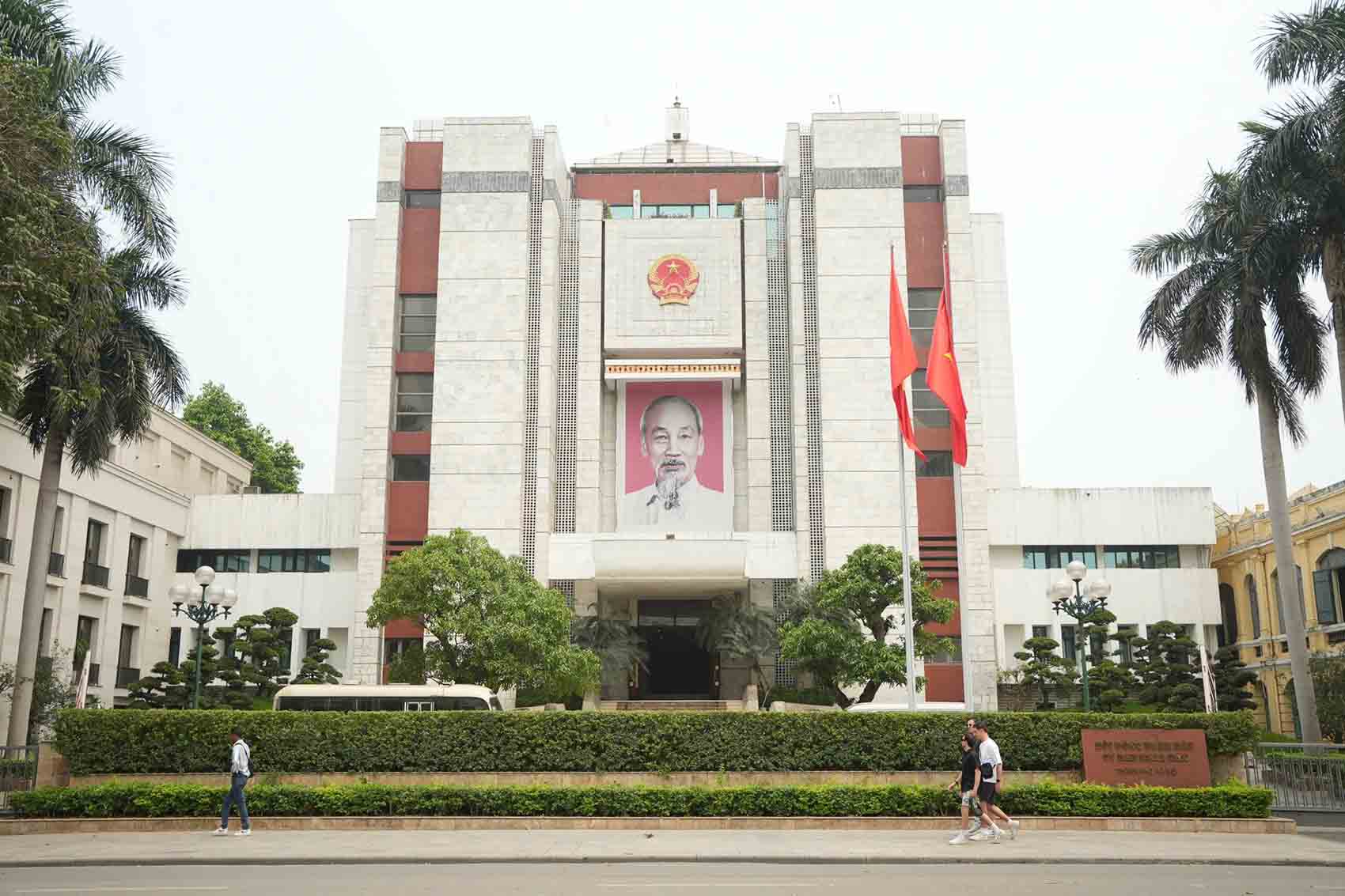 Headquarters of the Hanoi People's Committee. Photo: Huu Chanh