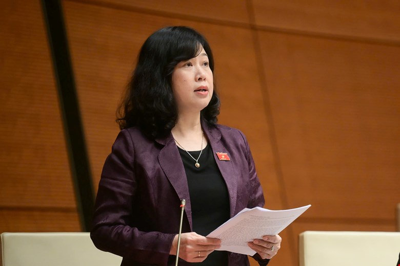 Bo truong Bo Y te Dao Hong Lan. Anh: Quochoi.vn