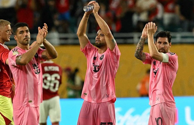 Inter Miami chuan bi gap thu thach cuc dai la PSG. Anh: AFP
