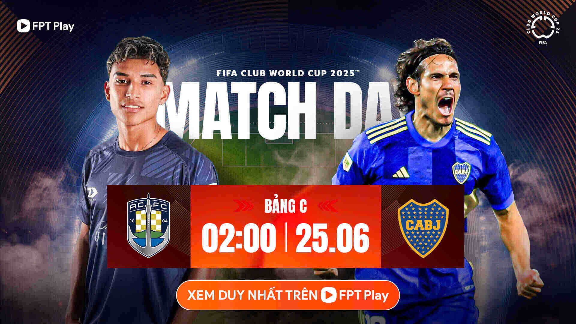 Auckland City se enfrento a Boca Juniors en la Copa Mundial de Clubes de la FIFA.  Foto: FPT Play