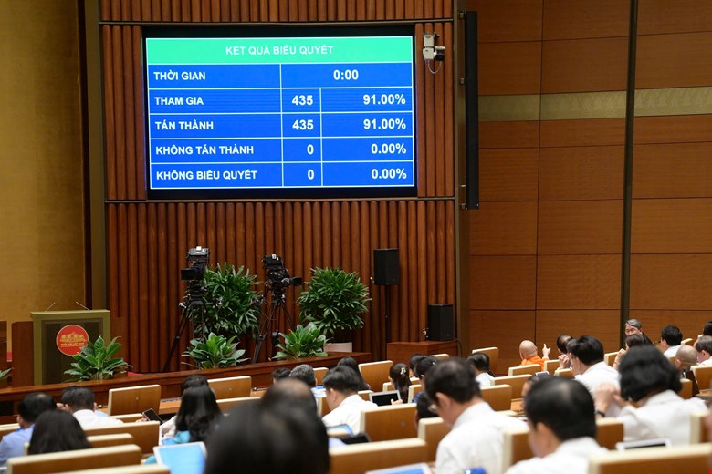 The National Assembly allows the sale of exhibits and means of administrative violations. Photo: Quochoi.vn