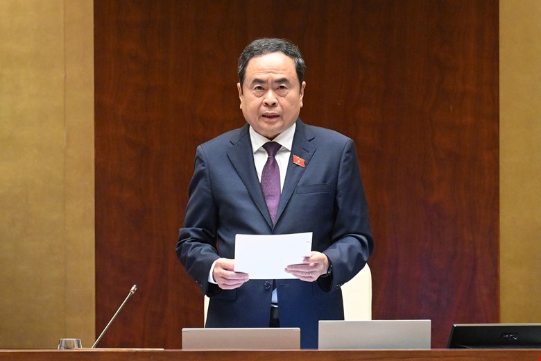 Politburo member and National Assembly Chairman Tran Thanh Man. Photo: Pham Dong