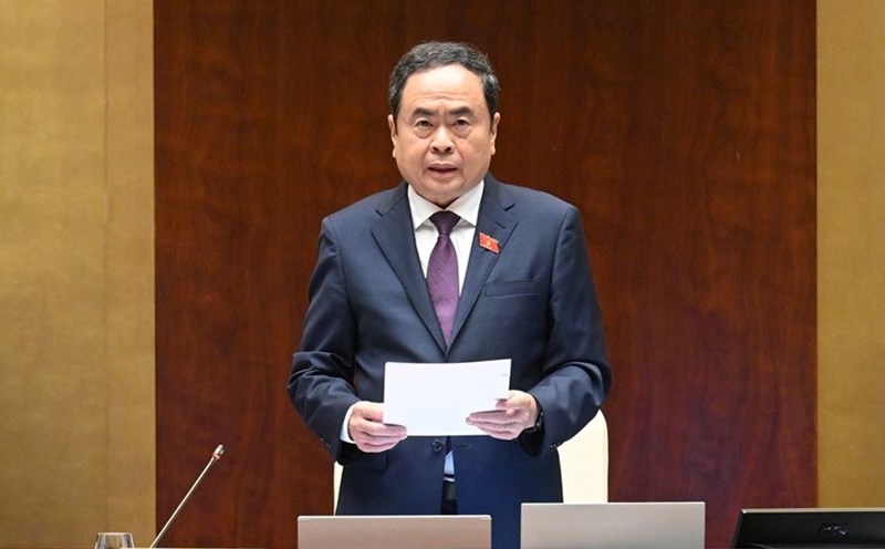 Politburo member and National Assembly Chairman Tran Thanh Man. Photo: Pham Dong