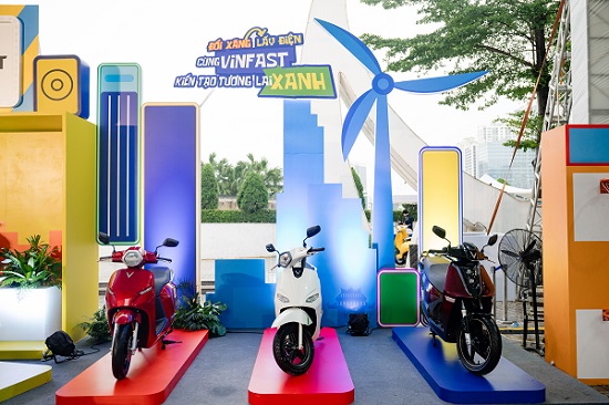 La moto electrica de Vinfast. Foto: Xuyen Dong