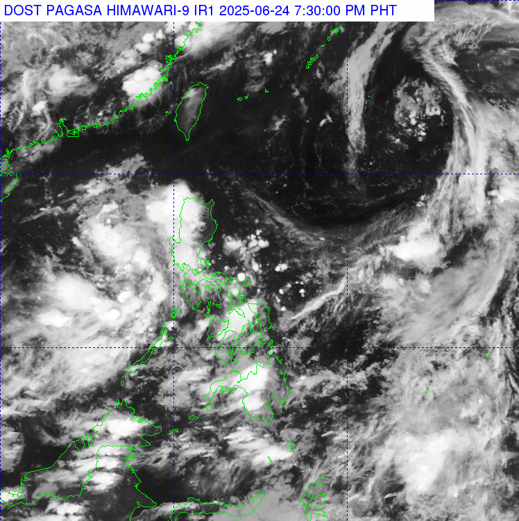 Las depresiones tropicales en el Mar del Sur de China estan causando tormentas electricas generalizadas. Foto: Pagasa