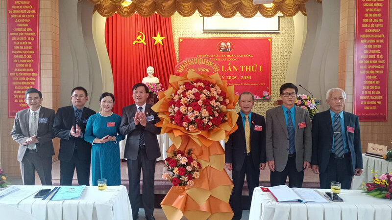 Nhieu chi tieu hoat dong cong doan duoc quyet sach tai Dai hoi Chi bo Lien doan Lao dong tinh nhiem ky 2025 – 2030. Anh: Ngoc Quy