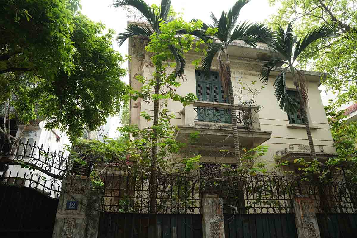 Villa No. 12 Nguyen Che Nghia (Hoan Kiem District, Hanoi), April 2025. Photo: Huu Chanh