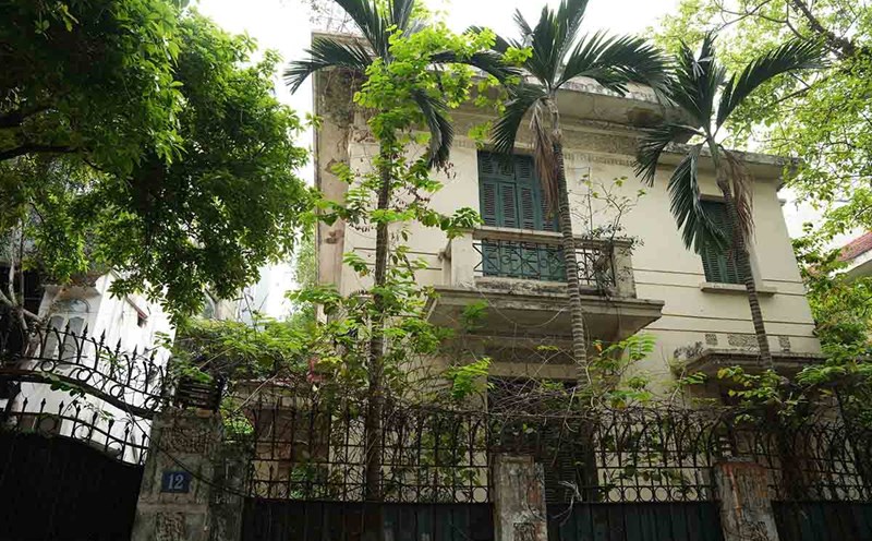 Villa No. 12 Nguyen Che Nghia (Hoan Kiem District, Hanoi), April 2025. Photo: Huu Chanh