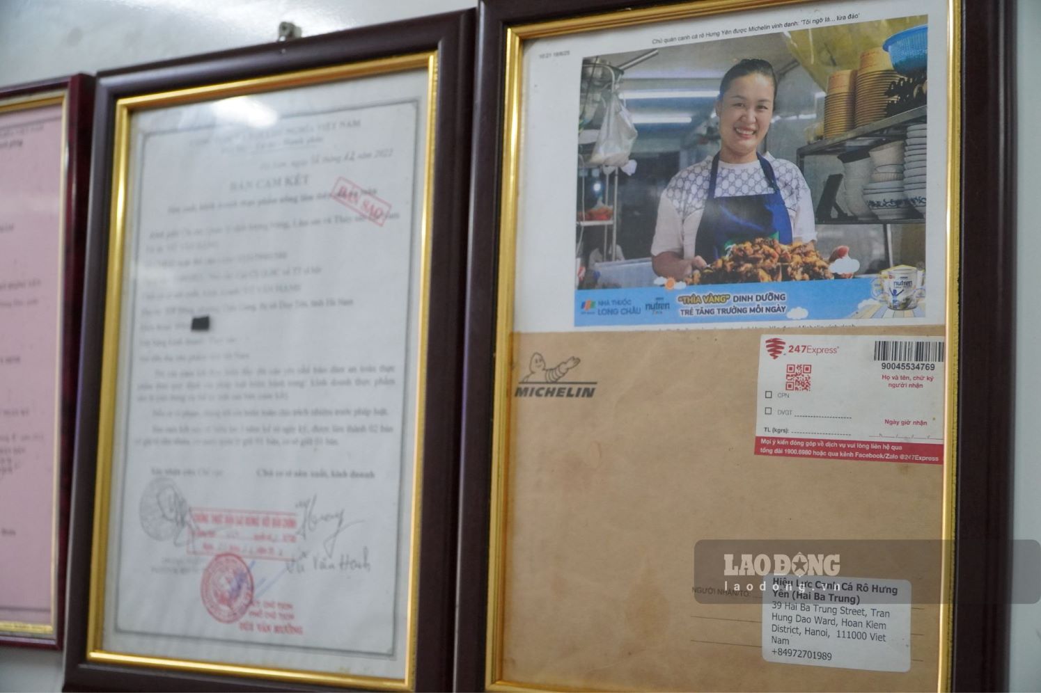 Viec duoc Michelin vinh danh la su den dap xung dang cho chat luong mon an va thai do phuc vu tan tam. Anh: Anh Duc