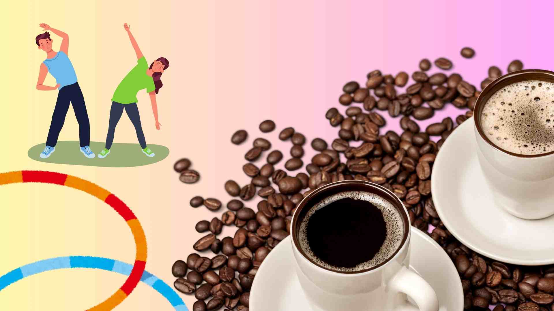 Coffee not only helps you stay alert but also unexpectedly increases the effectiveness of exercise. Graphics: Huyen Trang