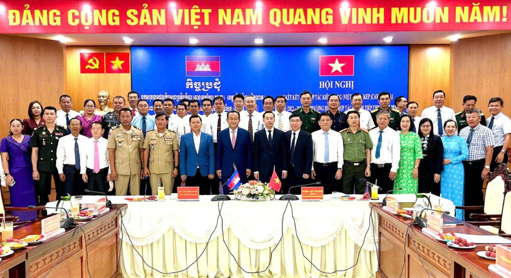 Kien Giang and Kep provinces have achieved good results in coordinating the protection of security in coastal areas and other areas. Photo: Ngoc Mai