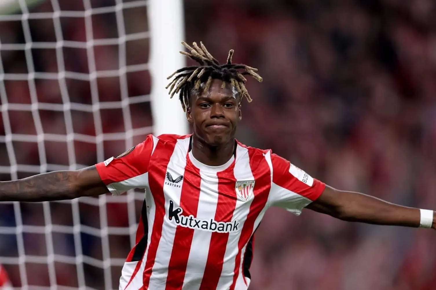 Nico Williams pidio activamente que dejara Bilbao para ir al Barça. Foto: AFP