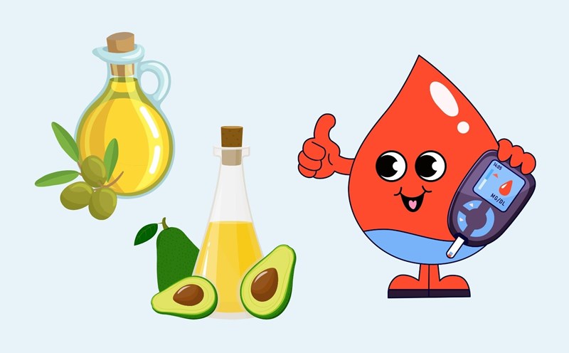 This cooking oil helps stabilize blood sugar, good for people with diabetes. Graphics: Linh Dan
